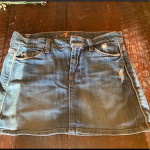 Seven for All Mankind denim mini, as 26